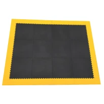Podlaha Fortelock 177x227 cm, černo-žlutá