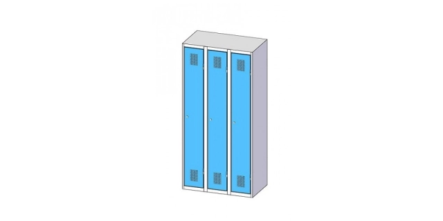 Skříň šatní třídveřová