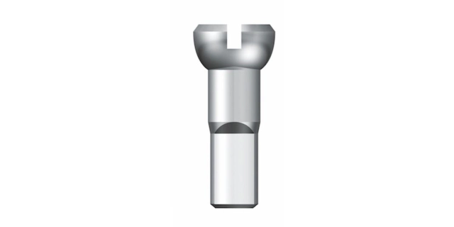 Nipl SAPIM Polyax mosazný, 2x14mm, stříbrný